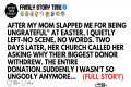 AFTER MY MOM SLAPPED ME FOR BEING