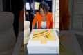 Apple iMac in orange unboxing