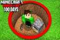 I Survived 100 Days in a HOLE