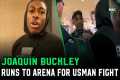 Joaquin Buckley RUNS to arena after