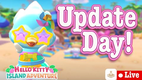 Update Day! First Look HKIA 2.7 City Classics - Hello Kitty Island Adventure Apple Arcade -Live