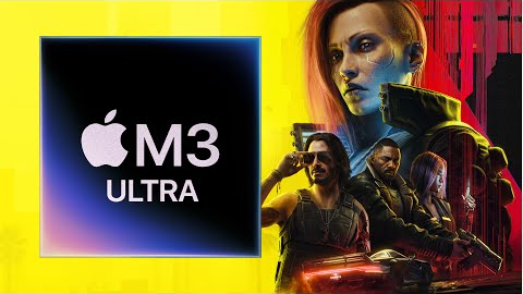 Cyberpunk 2077 on M3 ULTRA (1440p, & 5120x2160 & 1080p)
