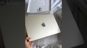 MacBook Air M4 13” Starlight Unboxing – So Sleek! ✨💻