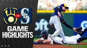 Brewers vs. Mariners Game Highlights (7/21/25) | MLB Highlights