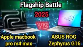 ASUS DESTROYS APPLE ?! 🔥 MacBook pro M4 Max vs ASUS Zephyrus G16 – 2025!