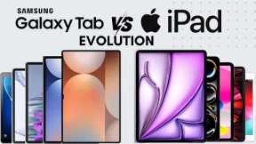 Evolution Of Apple iPad Vs Samsung Galaxy Tabs
