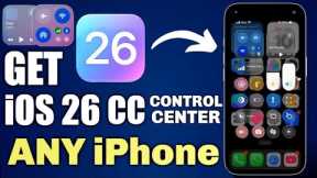GET iOS 26 Control Center on OLD iPhones! (Jailbreak Tweaks 2025) – Liquid Glass Design!