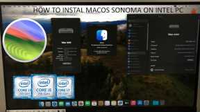 How to install macOS Sonoma Intel user.