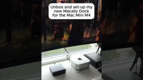 This dock will take your  Mini M4 to the next level! #MacMiniM4 #MMINIDOCK #macallyusa #macdesksetup