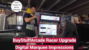 Buy Stuff Arcade Store Canada Sit-Down Racing Arcade Cabinet Digital Marquee Upgrade - Game Changer!