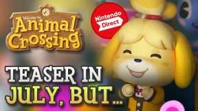 Animal Crossing 2026 Teaser NOW Likely, But... (Nintendo Direct Incoming)
