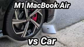 MacBook Air vs Car (Destruction)