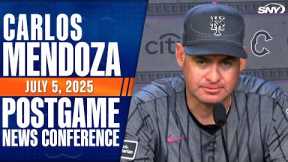 Carlos Mendoza on Brandon Nimmo setting tone, Frankie Montas' outing, Pete Alonso's two HRs