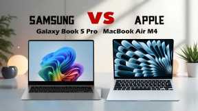 Samsung Galaxy Book 5 Pro vs Apple MacBook Air 13 M4 - spec review & comparison