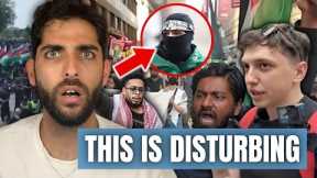 Undercover Zionist Goes To Pro Palestine Protest, What He Finds is Beyond SHOCKING!