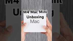 M4 Mac Mini Unboxing. #m4macmini #apple #unboxing #macmini