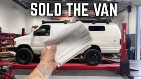 Saying GoodBye! Watching My Home Drive Away. SOLD MY VAN