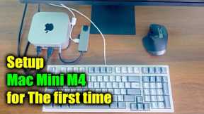 How to set up mac mini m4