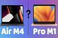 MacBook Pro M1 vs MacBook Air M4 in