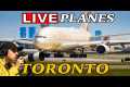 🔴LIVE Toronto (YYZ) Airport! A380