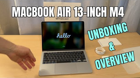 Apple MacBook Air 13-inch M4 2025 Unboxing and Overview.