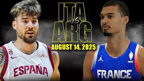 France vs Spain Full Game Highlights - August 14, 2025 | Eurobasket 2025