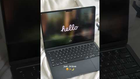ASMR MacBook Air M4 Midnight Unboxing ✨🌚 | No Talking Apple Experience