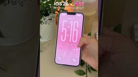 iOS 26 is BEAUTIFUL 😭 i love the liquid glass!! (this is the ios 26 beta!!) #ios26 #iphone