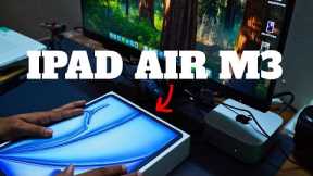 iPad Air M3 13 Inch Blue & Apple Pencil pro unboxing - Apple ecosystem completed