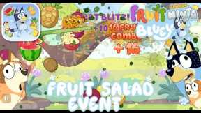 Bluey X Fruit Ninja - FRUIT SALAD EVENT - iOS (Apple Arcade) Gameplay
