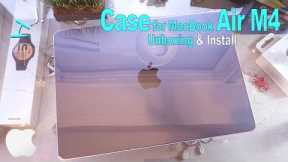 Transparent Case 💻 for MacBook Air M4, M3, M2 – Unboxing & Install 📦✨