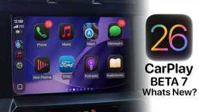 iOS 26 BETA 7 - New Apple CarPlay Features & Changes