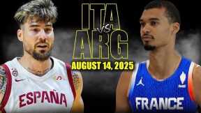 France vs Spain Full Game Highlights - August 14, 2025 | Eurobasket 2025