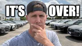 READY FOR RESET! The Car Market Bubble Set To BURST!