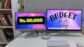 🎬 Budget Mac Mini M4 Setup Under ₹80,000 | Best Apple Setup for Students & Creators (2025)