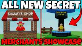 All New Secret TRAVELLING MERCHANTS FULL SHOWCASE in Grow a Garden… (Beanstalk Update)
