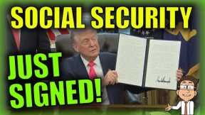 Trump Just Signed THIS for Social Security… No More Taxes?