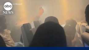 Fire sparked by mobile charger breaks out on plane flying over the Atlantic