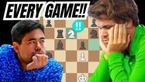 INCREDIBLE CHESS BATTLE BETWEEN MAGNUS AND HIKARU!!