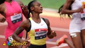 Sha'Carri Richardson doesn't get out of 200m heats at 2025 USATF Outdoor Championships | NBC Sports