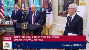 Pres. Trump calls Apple investment 'Largest Apple has ever made in United States'