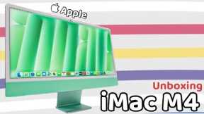 🖥️ iMac M4 Green Unboxing – Is It Worth Upgrading from iMac M3? 💚⚡️
