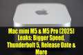 Mac mini M5 & M5 Pro (2025)