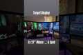 Triple iMacs 27” target display with