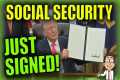 Trump Just Signed THIS for Social
