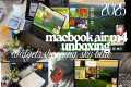 🍎macbook air m4 sky blue unboxing 💻 