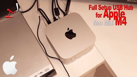 🔌 Full Setup USB Hub for Apple Mac Mini M4 💻 | Best Expansion Hub Review