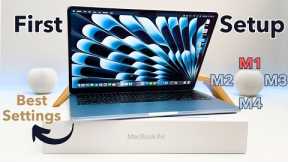 M4 MacBook Air (2025) - First Setup! (Tips & Tricks)